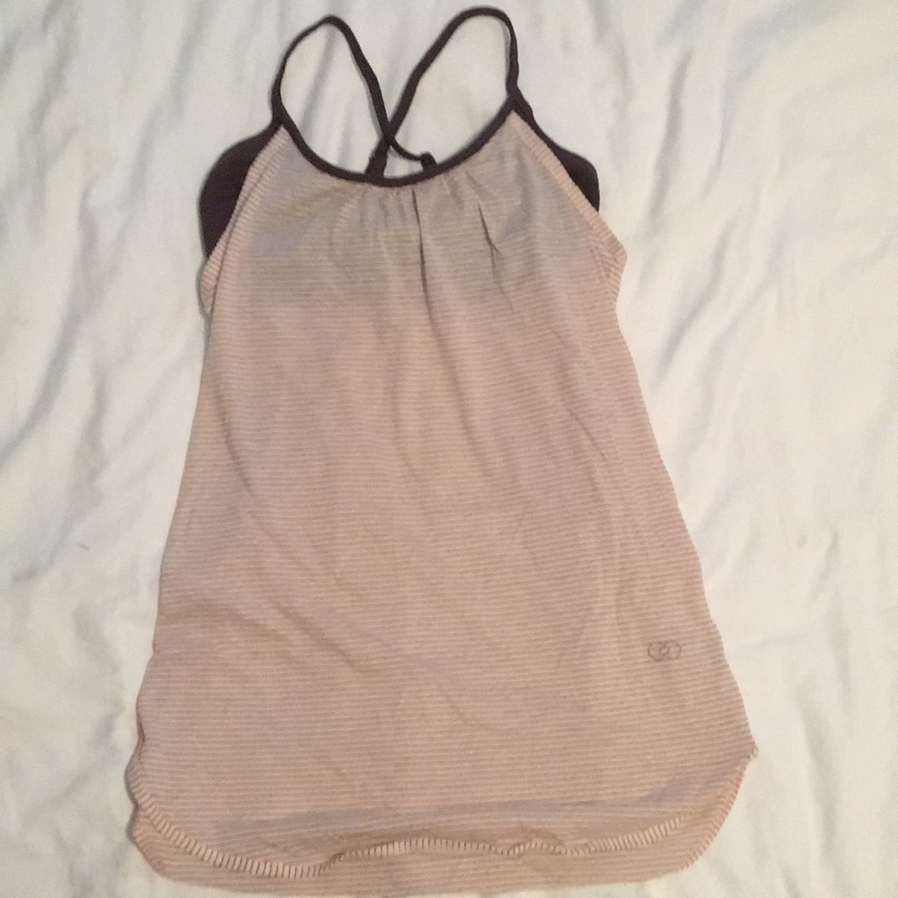 Calia by Carrie Cross-Back, Built In Bra Tank